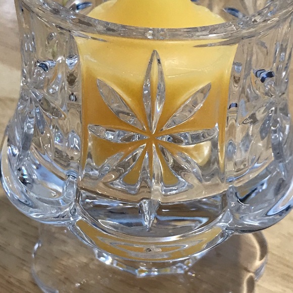 Crystal pedestal votive candle holder - Picture 8 of 8